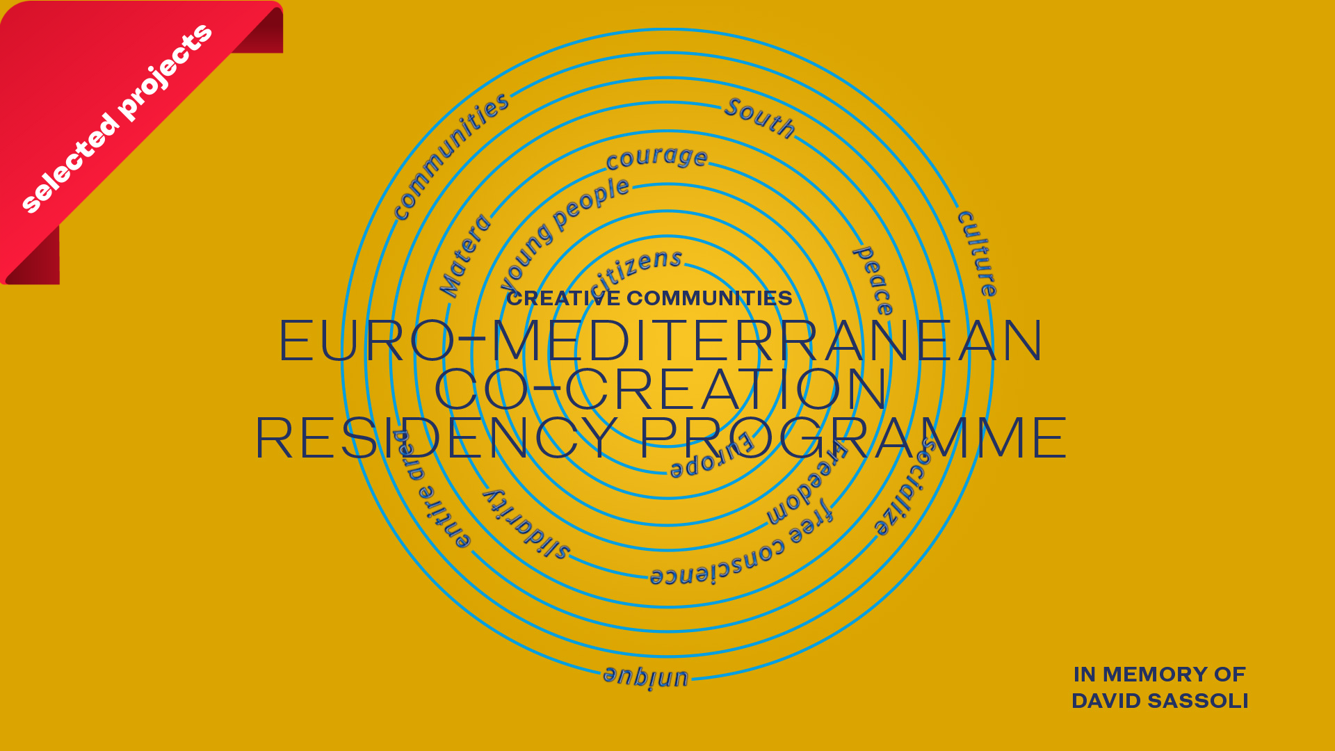 Selected projects / Euro-Mediterranean co-creation residency programme